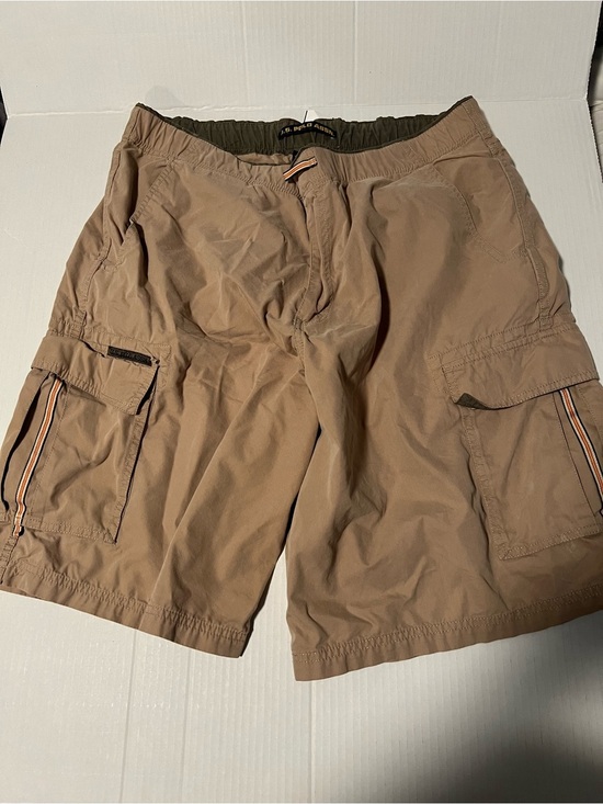U.S. Polo Assn. Other - U.S. Polo Assn. Tan Cargo Shorts with Stripe Details